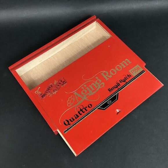 Aging Room-Espressivo/Maduro/Concerto/Vibrato Quattro-Collectible Empty CigarBox - Picture 2 of 16